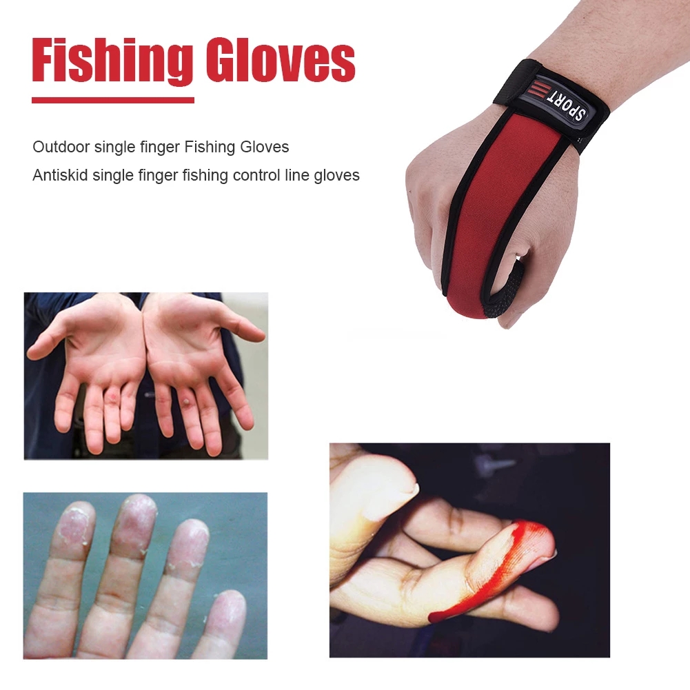 Spearfishing Glove - 釣り用手袋 1 本指プロテクター 通気性 滑り止め 耐切創性