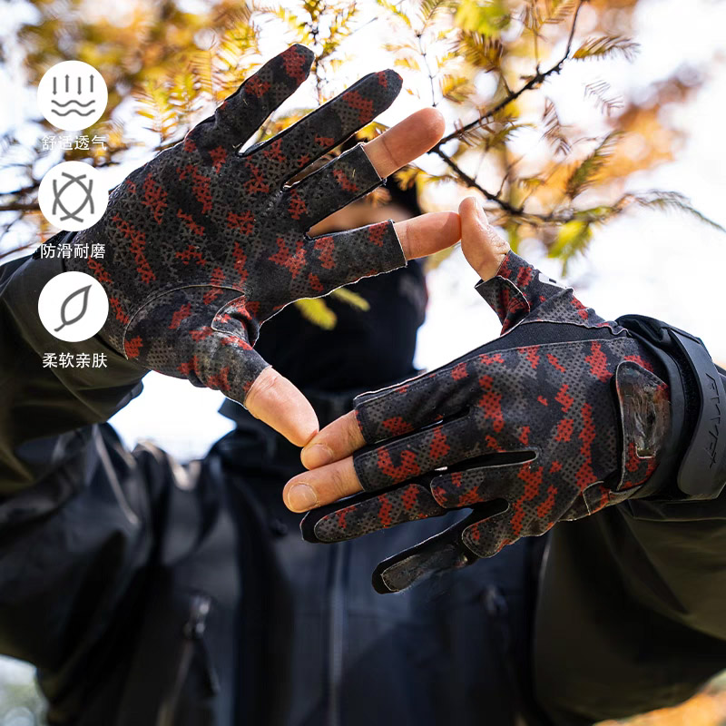 がまかつ釣り手袋滑り止め夏通気性フライフィッシング手袋釣りサ - Spearfishing Glove のレビューと価格