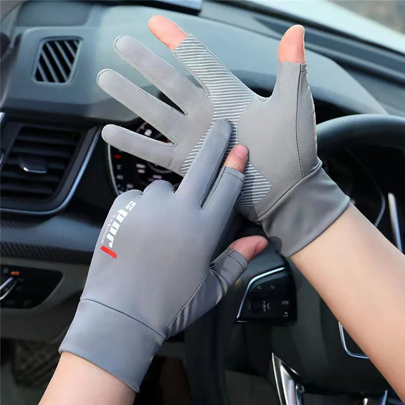 アイスシルクハーフフィンガーサイクリンググローブ 男女兼用  - Spearfishing Glove のレビューと価格