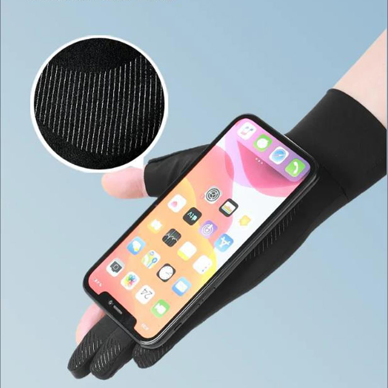 日焼け止め手袋男性用サイクリング釣り運転夏冷却二本指カットタ - Spearfishing Glove のレビューと価格
