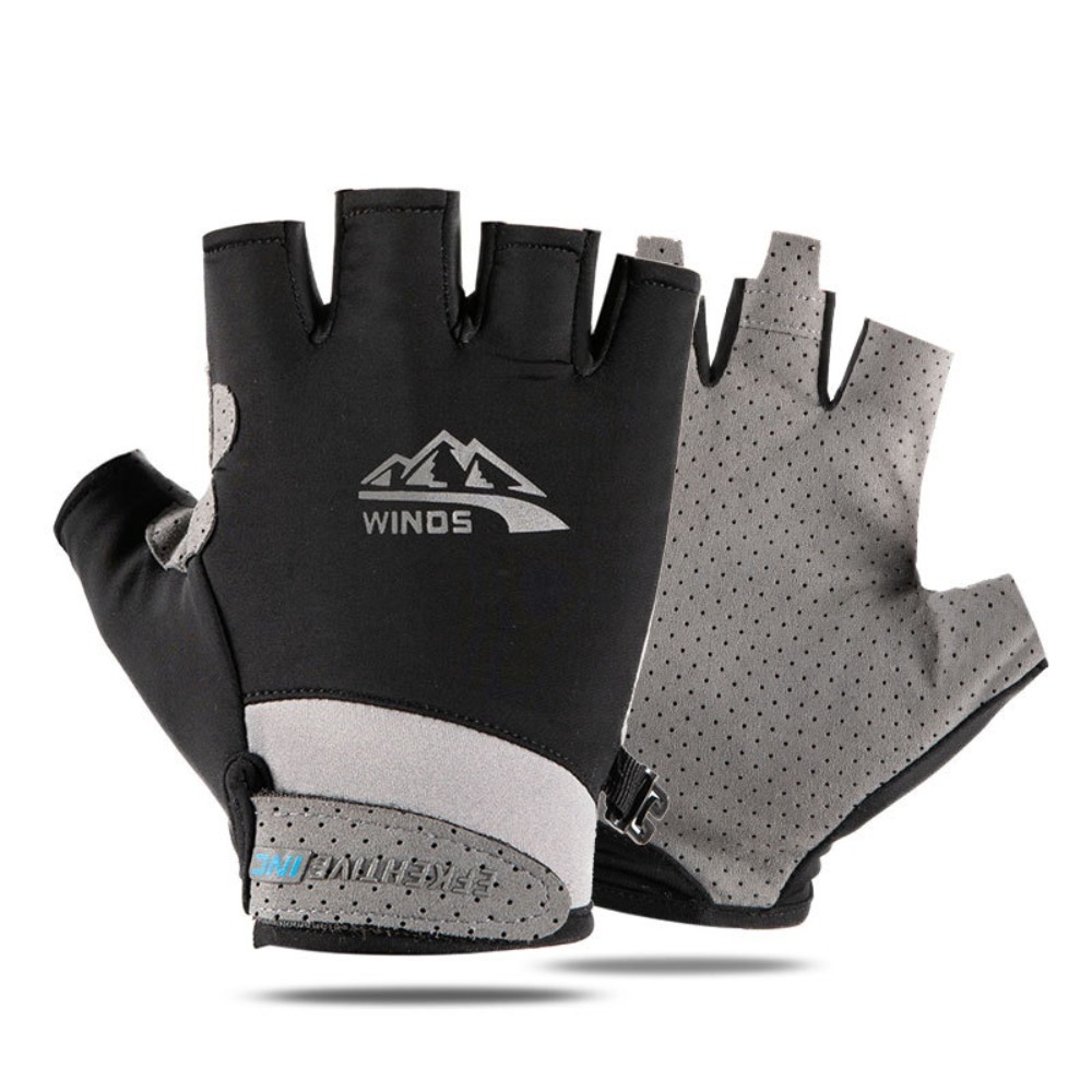 抗 uv ハーフフィンガー釣り手袋夏の屋外スポーツ乗馬ドライ - Spearfishing Glove のレビューと価格