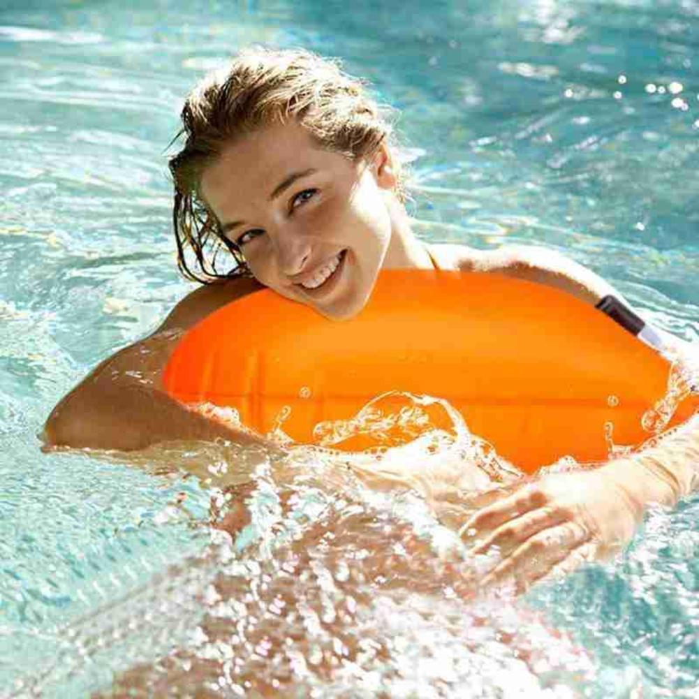 インフレータブルオープンスイミングブイ牽引軽量水泳エアバッグ - Swim Buoy Open Water のレビューと価格