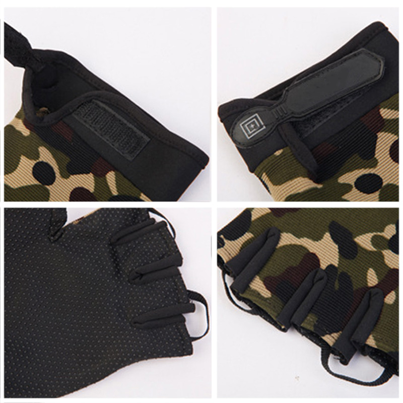 釣り手袋夏通気性屋外乗馬手袋男性女性軽量自転車ノンスリップ手 - Spearfishing Glove のレビューと価格