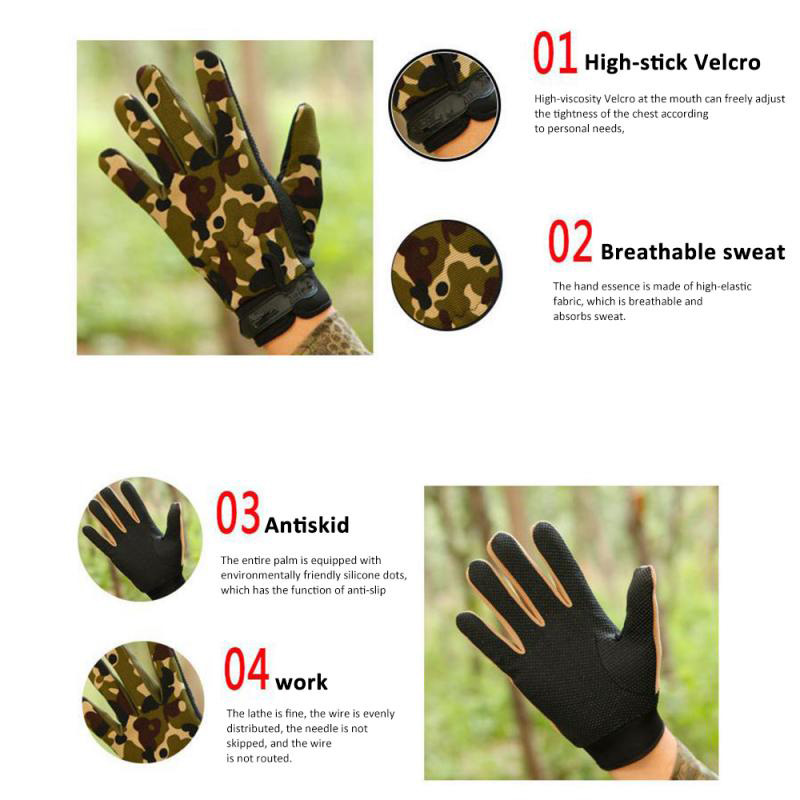 釣り手袋夏通気性屋外乗馬手袋男性女性軽量自転車ノンスリップ手 - Spearfishing Glove のレビューと価格