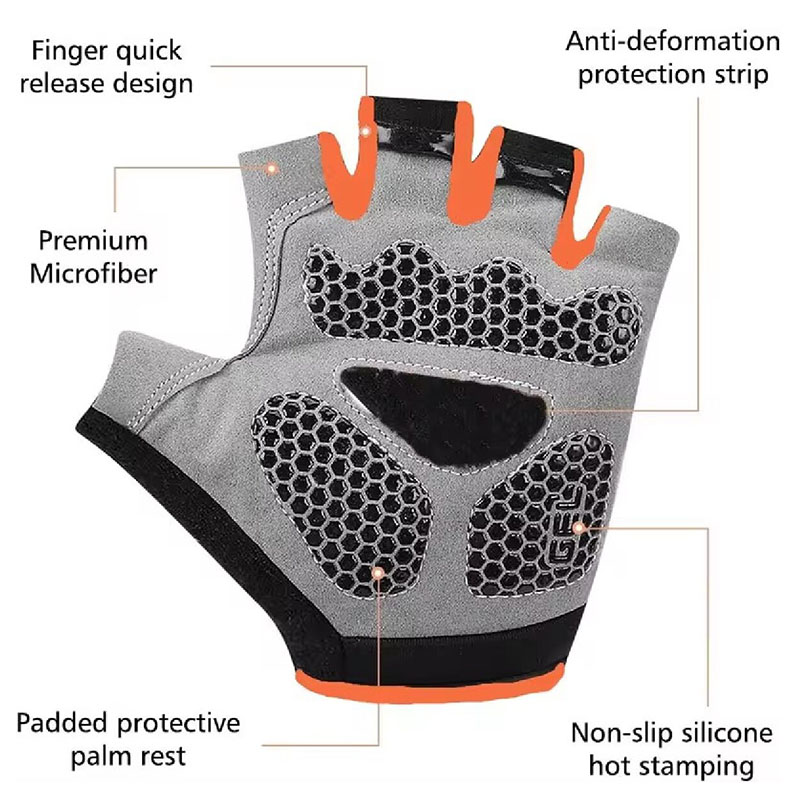 通気性のある滑り止めハーフフィンガーグローブ フィットネス  - Spearfishing Glove のレビューと価格