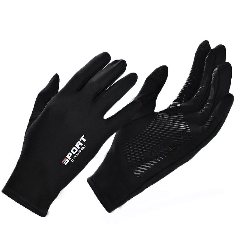 夏用アイスシルクタッチスクリーン滑り止め手袋屋外釣り防水日焼 - Spearfishing Glove のレビューと価格